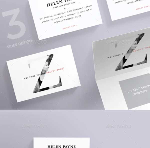 Beauty Zone Business Card Templates