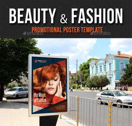 Beauty and Fashion Poster Template