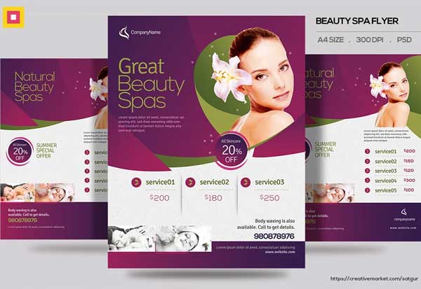 Beauty Spa Promotion Flyer