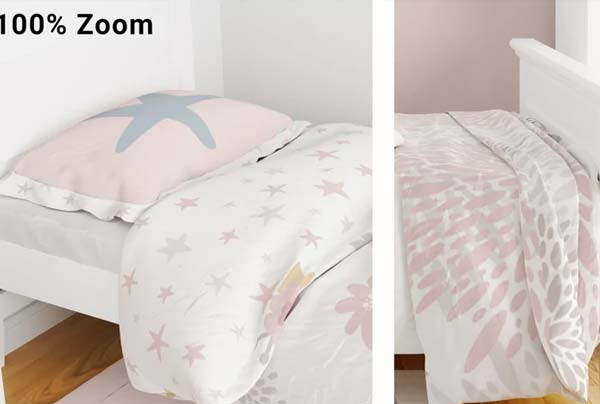 Bedding Pillows Mockup Download