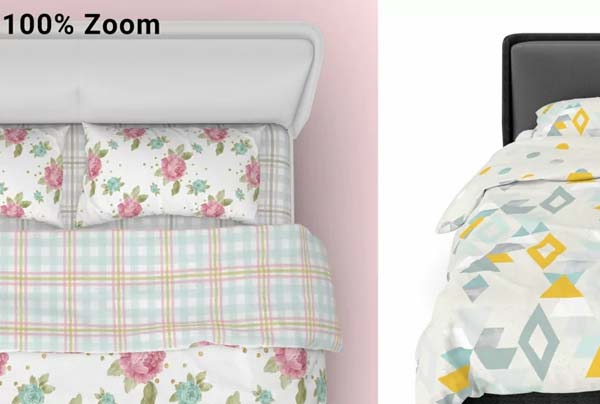 Beddings Pack Mockup Download