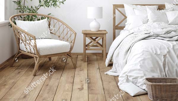 Bedroom Interior Wall Mockup Download
