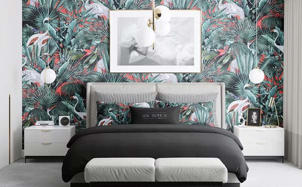 Bedroom Scene Bedding Mockup