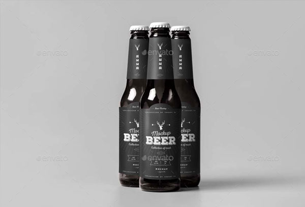 Beer Ad Mock-up Template