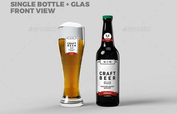 Beer Branding Ad Mock-up Download
