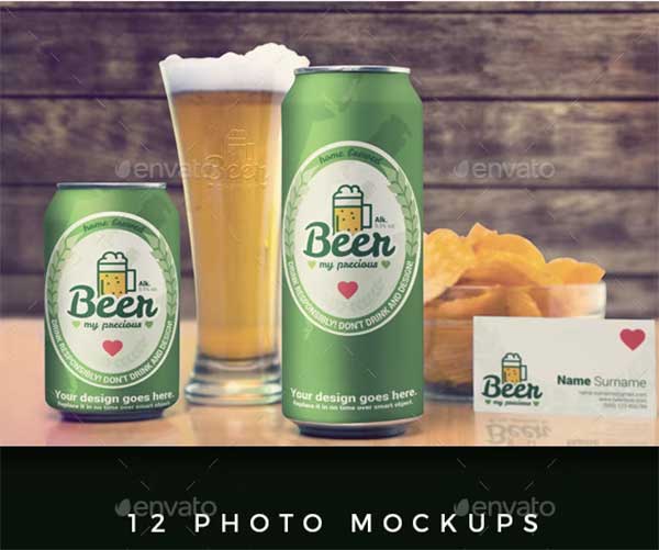 Beer Branding Ad Mock-up