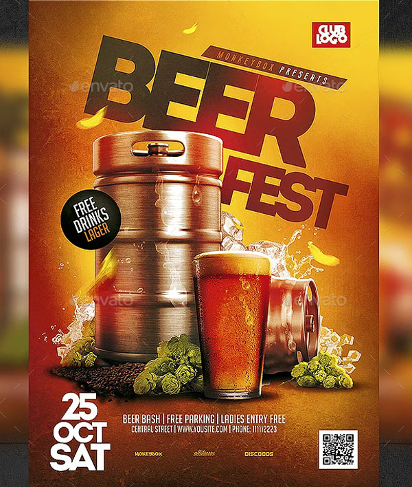 Beer Fest Poster and Flyer Template