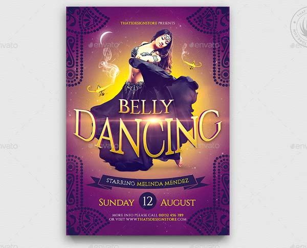 Belly Dance Event Flyer