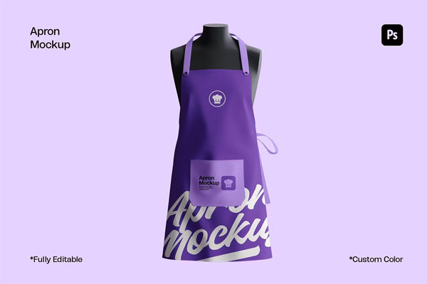 Best Apron Mockup Template