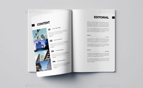 Best Architecture Minimal Magazine Design