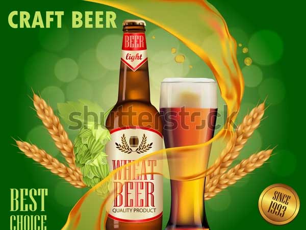 Best Beer Advertisement Mockup Design