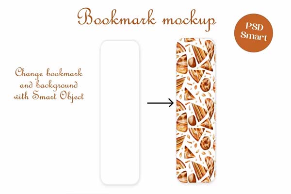 Best Bookmark Mockups PSD