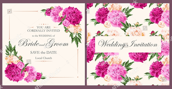 Best Botanical Wedding Invitation