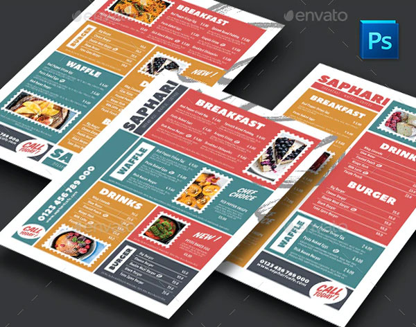 Best Breakfast Menu Flyer Template