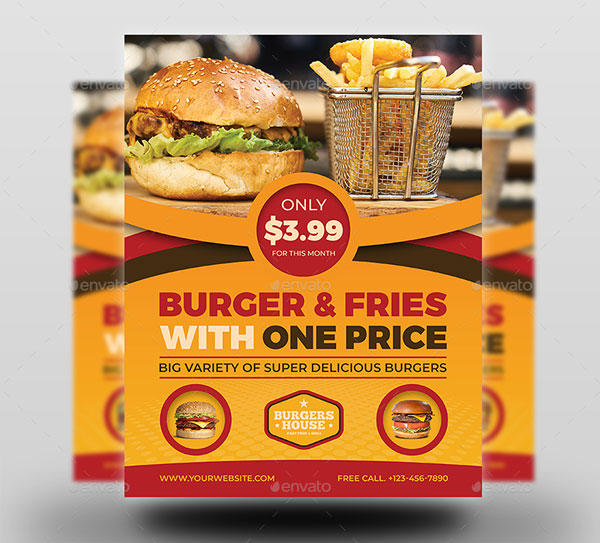 Best Burger Restaurant Flyer