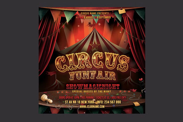 Best Circus Flyer Templates