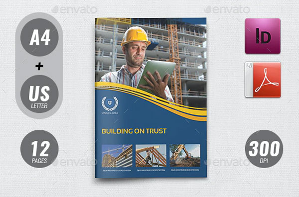 Best Construction Brochure Template