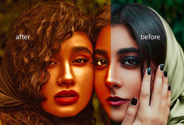 Best Double Light Photoshop Action