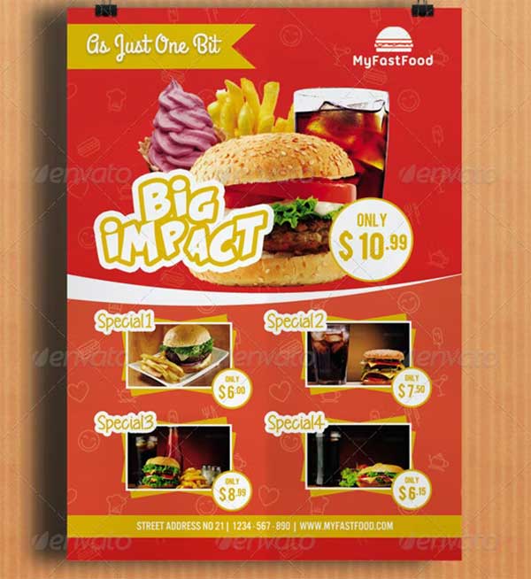 Best Fast Food Flyer Template