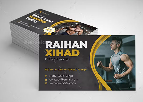 Best Fitness Business Cards