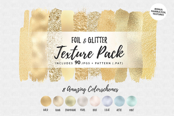 Best Foil and Glitter Texture