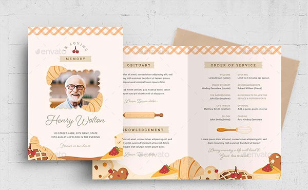 Best Funeral Flyer Photoshop Template
