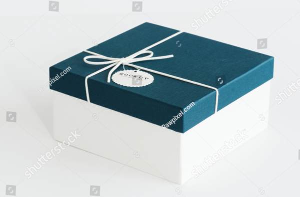 Best Gift Box Mockup PSD Template