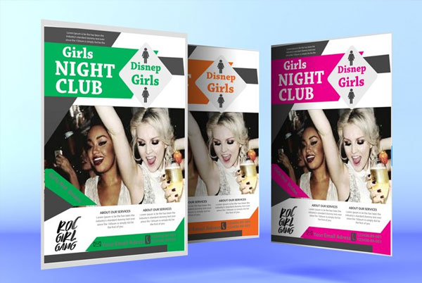 Best Girls Night Club Flyer