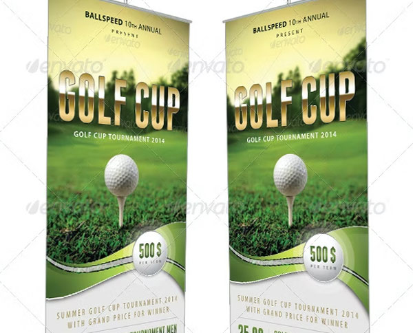 Best Golf Event Banner Template
