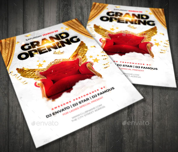 Best Grand Opening Event Flyer Templates
