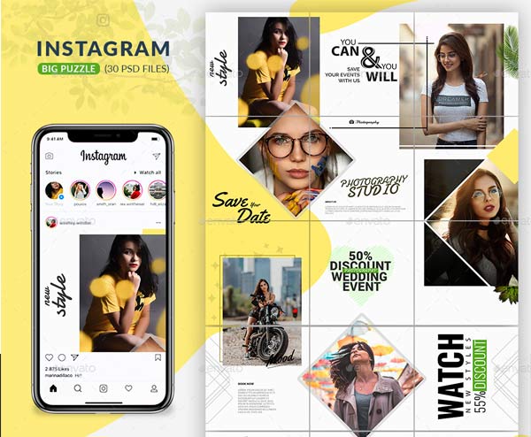 Best Instagram Puzzle Templates