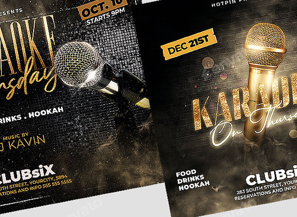 Best Karaoke Flyers Bundle