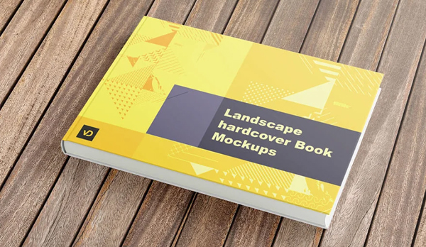 Best Landscape Hardcover Book Mockup