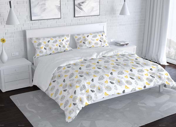 Best Linen Bedding Mockup Download