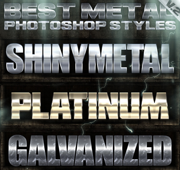 Best Metal Photoshop Styles