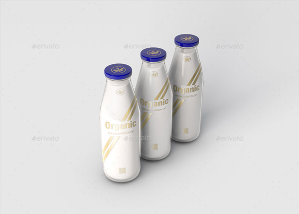 Best Milk and Juice Bottle Mockup