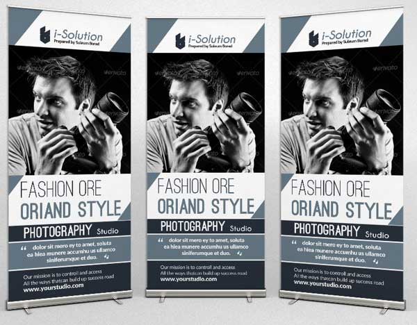 Best Photography Business Roll Up Banner Template
