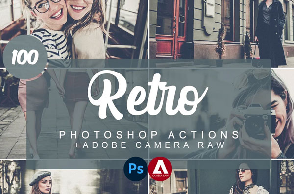 Best Retro Photoshop Actions Bundle