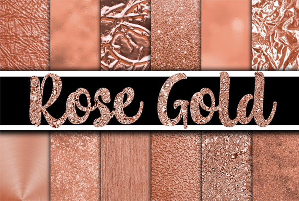 Best Rose Gold Digital Paper Textures