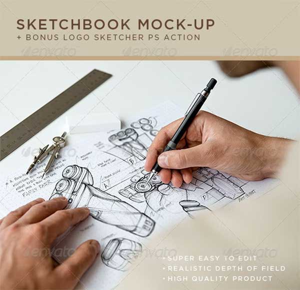 Best Sketchbook Mock-Up