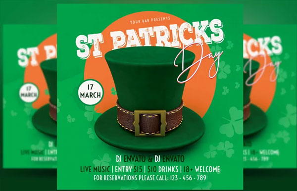 Best St Patricks Day Flyer Template