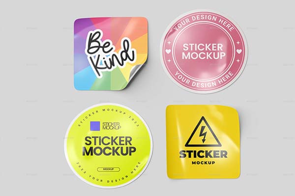Best Sticker Mockups