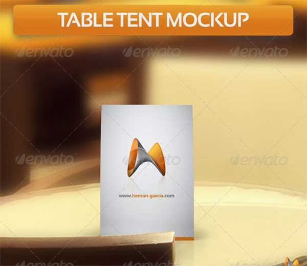 Best Table Tent Mockup
