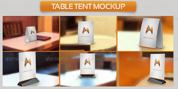 Best Table Tent Mockups