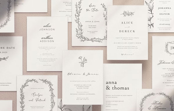 Best Wedding Invitation Templates Premium