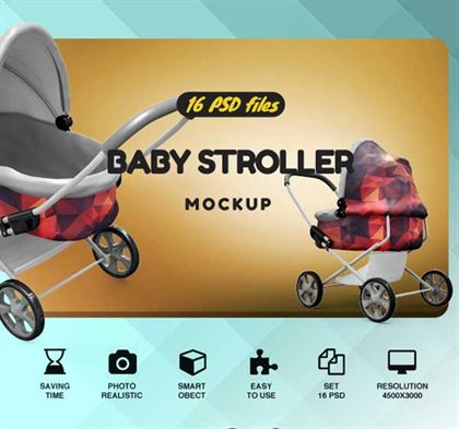 Best Baby Stroller Mockups