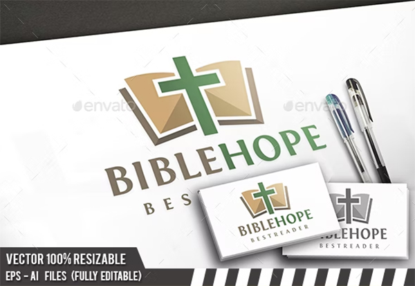 Bible Church Logo Template