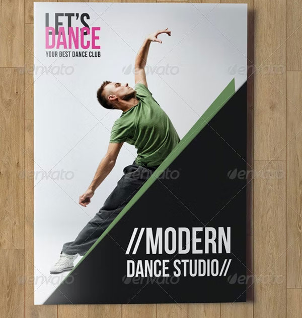 Bifold Brochure Dance Studio Design Template
