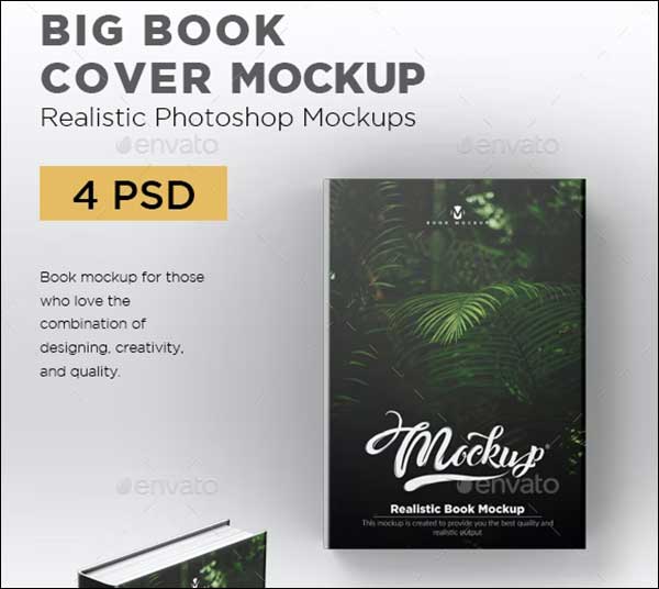 Big Book Cover Mockup