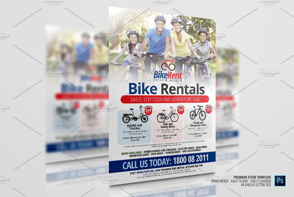 Bike Rentals Flyer